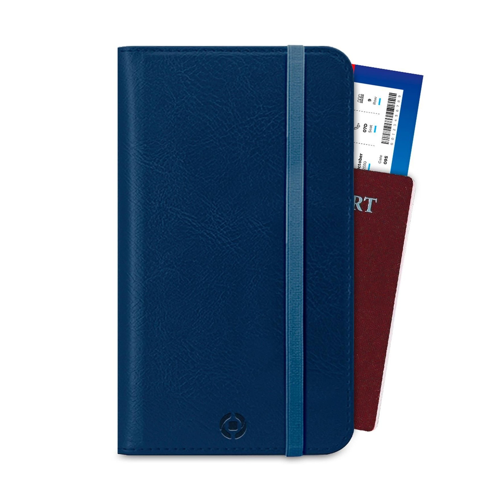 Passportd portafoglio blu ecopelle - Immagine 2
