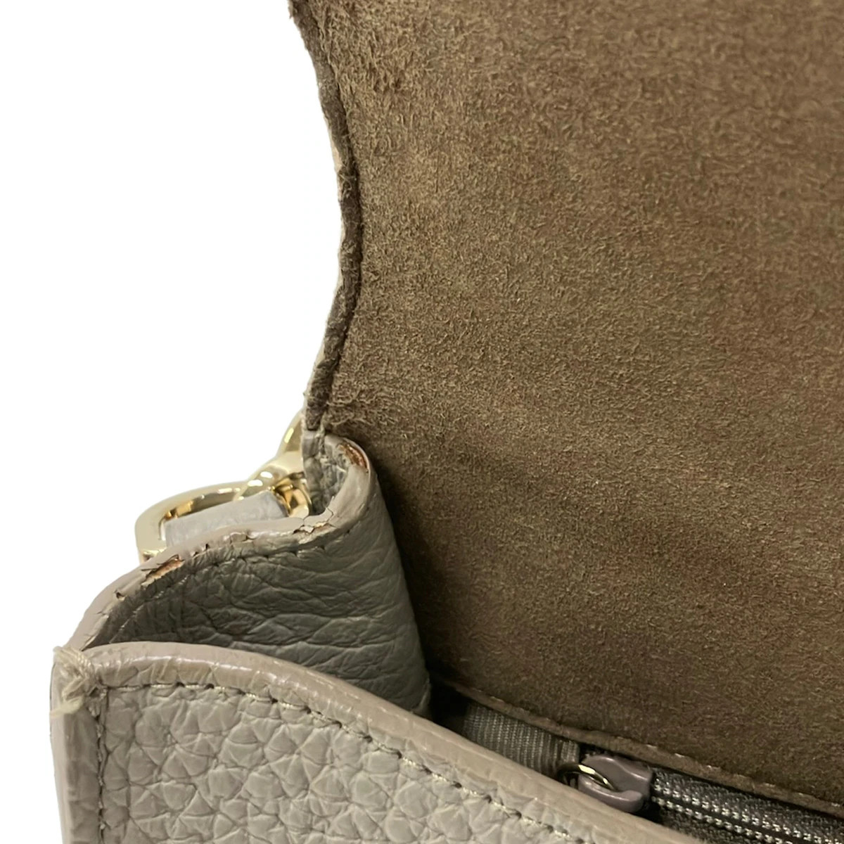 FURLA Gray Beige Leather Handbag — image 13