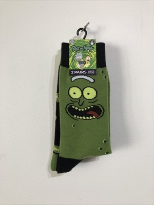 SWAG - Rick And Morty 2 Pair Men s Size 11-14 Socks - Brand New - Unisex
