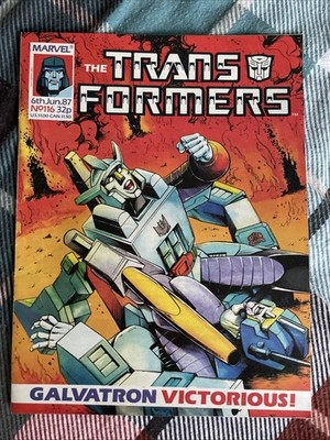 Transformers By Marvel Comics Uk Issue Number 116 June 1987 With Inhumanoids
