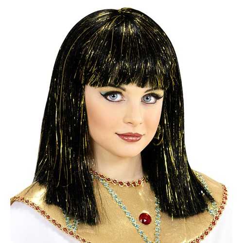 Parrucca per Bambini Regina Elegante Cleopatra Parrucca per Bambini Rockstar Testa di Pago - Foto 2 di 2