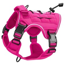 Heavy-Duty Tactical Dog Harness Large Dogs - No Pull, Reflective, Adjustable