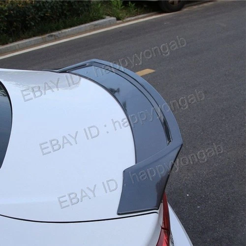 R Style Rear Spoiler Wing Lip Glossy Black For 2016-2024 Chevrolet Chevy Malibu