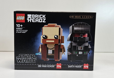 LEGO BRICKHEADZ: Obi-Wan Kenobi & Darth Vader 40547 Neu  OVP
