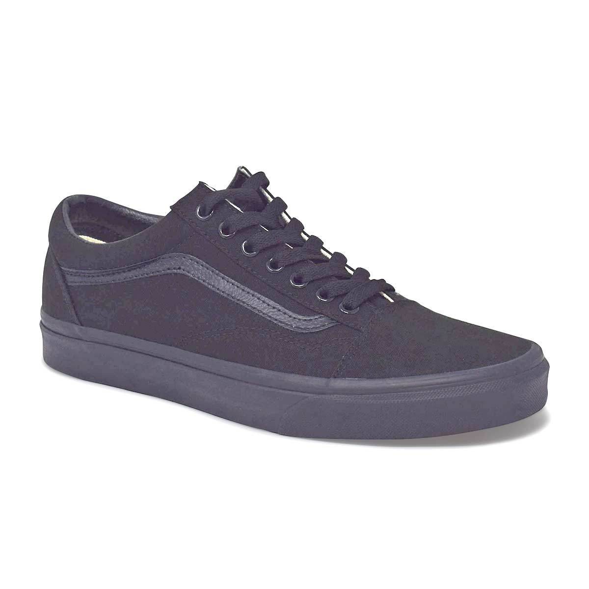 VANS OLD SKOOL CANVAS SHOES BLACK/BLACK VN000D3HBKA SIZE MENS 10 / WOMENS 11.5 thumbnail 2