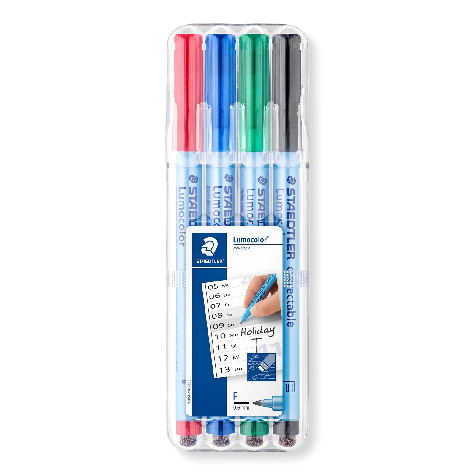Staedtler Correctable Fine Point Pens 305FWP4 Writing Art Su