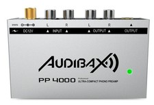 Audibax PP4000 Silver Preamplificatore Fono RIAA per Giradischi Interruttore