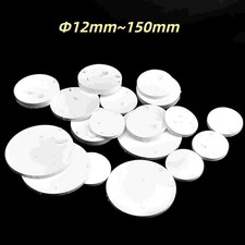 Stärke 5mm PTFE Scheiben Solide Rund Platte Dämpfende Dichtung Φ12mm~150mm Dia