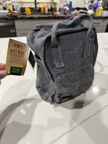 DIME BAGS Hot Box Mini Backpack NEW W Tags and packaging - Sky  blue/gold Hotbox