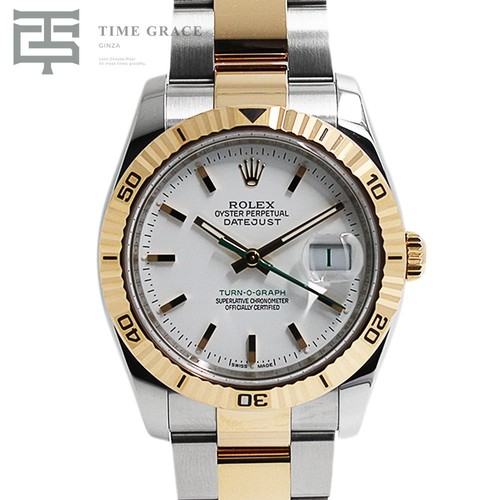 Rolex Turnograph (Rolex) Datejust D 116263 White Mens Used