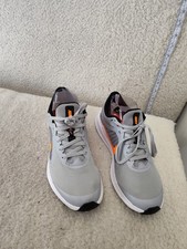 Nike Downshifter 10 Boys Youth Sneaker 5.5 Gray Mesh Lace Up Running Active Shoe