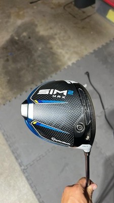 TaylorMade SIM2 Max 9° Right-Hand Driver Stiff Flex Graphite Shaft 1-Wood