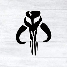 Mythosaur Mando Symbol Insignia Decal  Die Cut Vinyl Decal