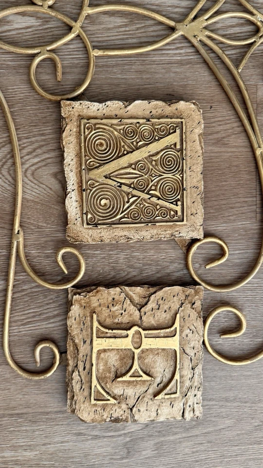 Placa de Pared de Hierro FleurdeLis AMOR Viejo Mundo Francés Shabby Chic Decoración De Colección Foto 3 de 3