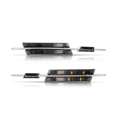 LED Blinker Seitenblinker Schwarz passend für BMW E81 E82 E87 E88 E60 E61 E90 E9