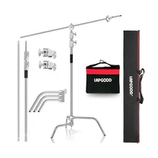 C Stand with Boom Arm tainless Steel Heavy Duty Stand Max Height 10.82ft,Adju...