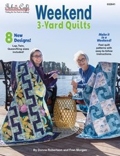 Fabric Caf Weekend 3-Yard Quilts Book 8 Fast Easy Beginner Quilt Patterns