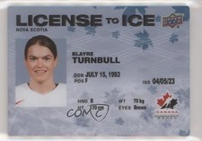 2023 Upper Deck Team Canada Juniors License to Ice Blayre Turnbull #LI-45 1e05
