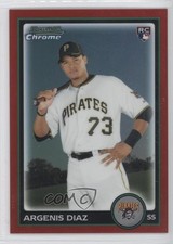 2010 Bowman Draft Chrome Red Refractor 4/5 Argenis Diaz #BDP99 2u6