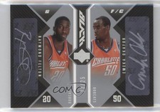 2006 Upper Deck UD Black Dual 23/25 Raymond Felton Emeka Okafor #DA-OF Auto 3c7