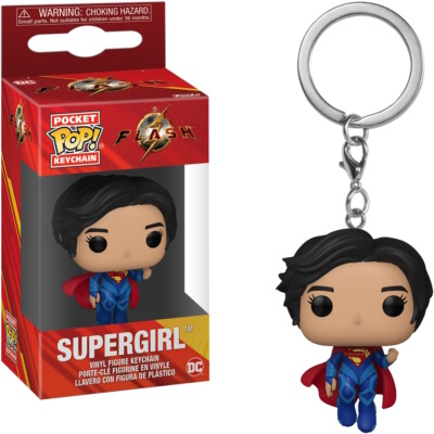 Flash Supergirl Schlüsselanhänger Funko Pocket POP! Keychain