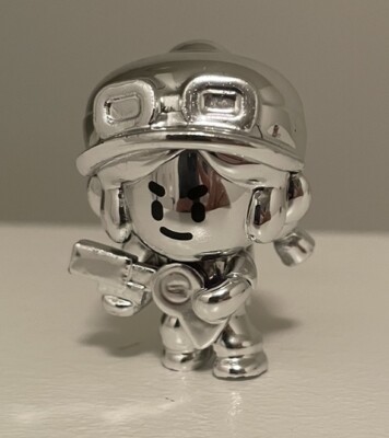 PMI Line Friends Brawl Stars Mystery Mini Figure Silver Jessie NEW