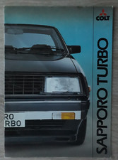 Mitsubishi Colt Sapporo Turbo Brochure 1982