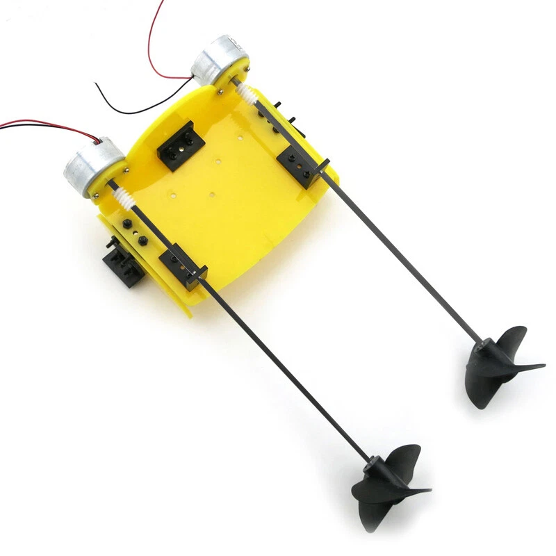 Boat Toy Kit Propeller Motor Shaft DIY Model Hobby Learning Hand School RC 19cm - Image 3 of 4
