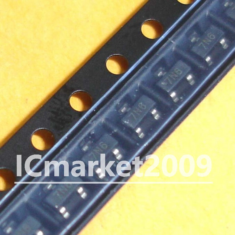 10 PCS ZXMN6A07FTA SOT-23 7N6 60V N-Channel Enhancement Mode