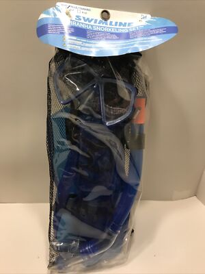Swimline Piranha Water Sports Snorkeling Set ( Ages 7+) Size 5-7 /NEW