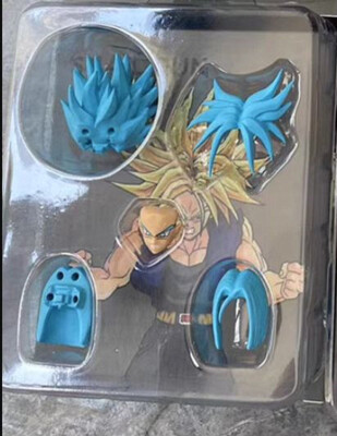 Super Saiyan Trunks head (no body) blue for SHF Trunks Vegeta