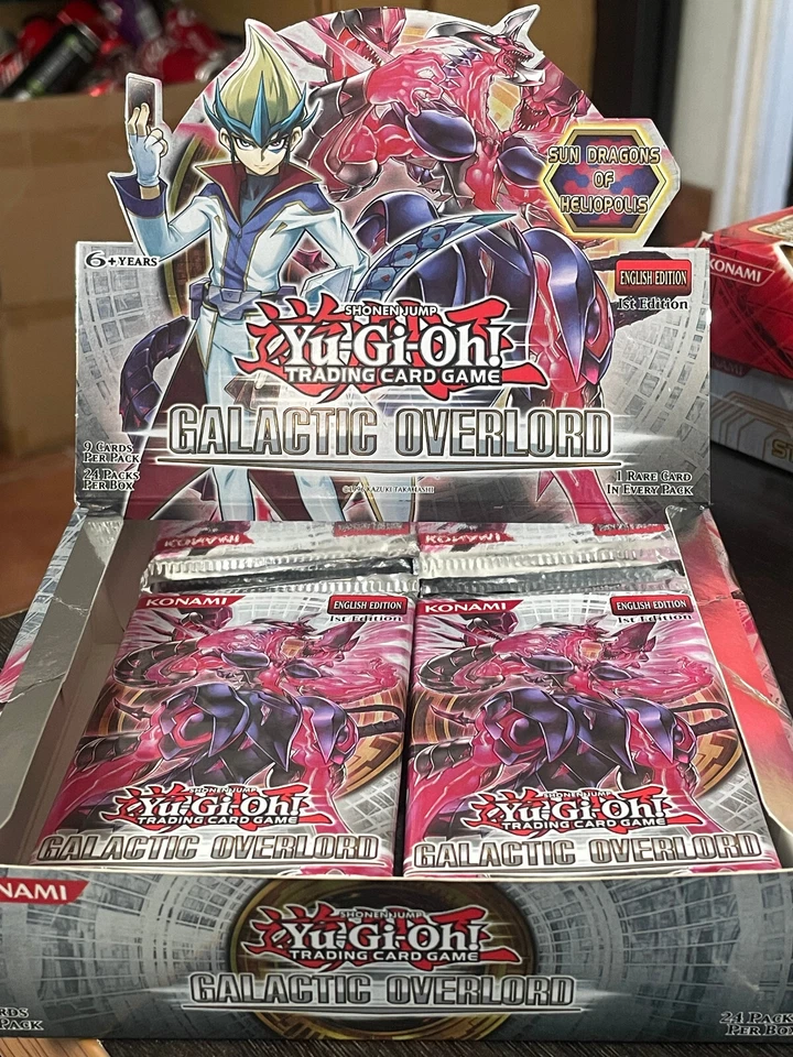 Yugioh Booser Pack Galactic Overlord 1st Edition English 9 Cards Per Pack - Image 3 of 3