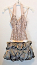 Weissman Women  s Dance Costume with Built In Tank Pants Size XS