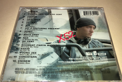 Eminem 8 Mile CD soundtrack BONUS DISC 50 Cent Obie Trice D12 Jay