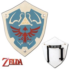 Zelda Hylian Shield Replica WOODEN Triforce Eagle - Deluxe Edition RARE Link