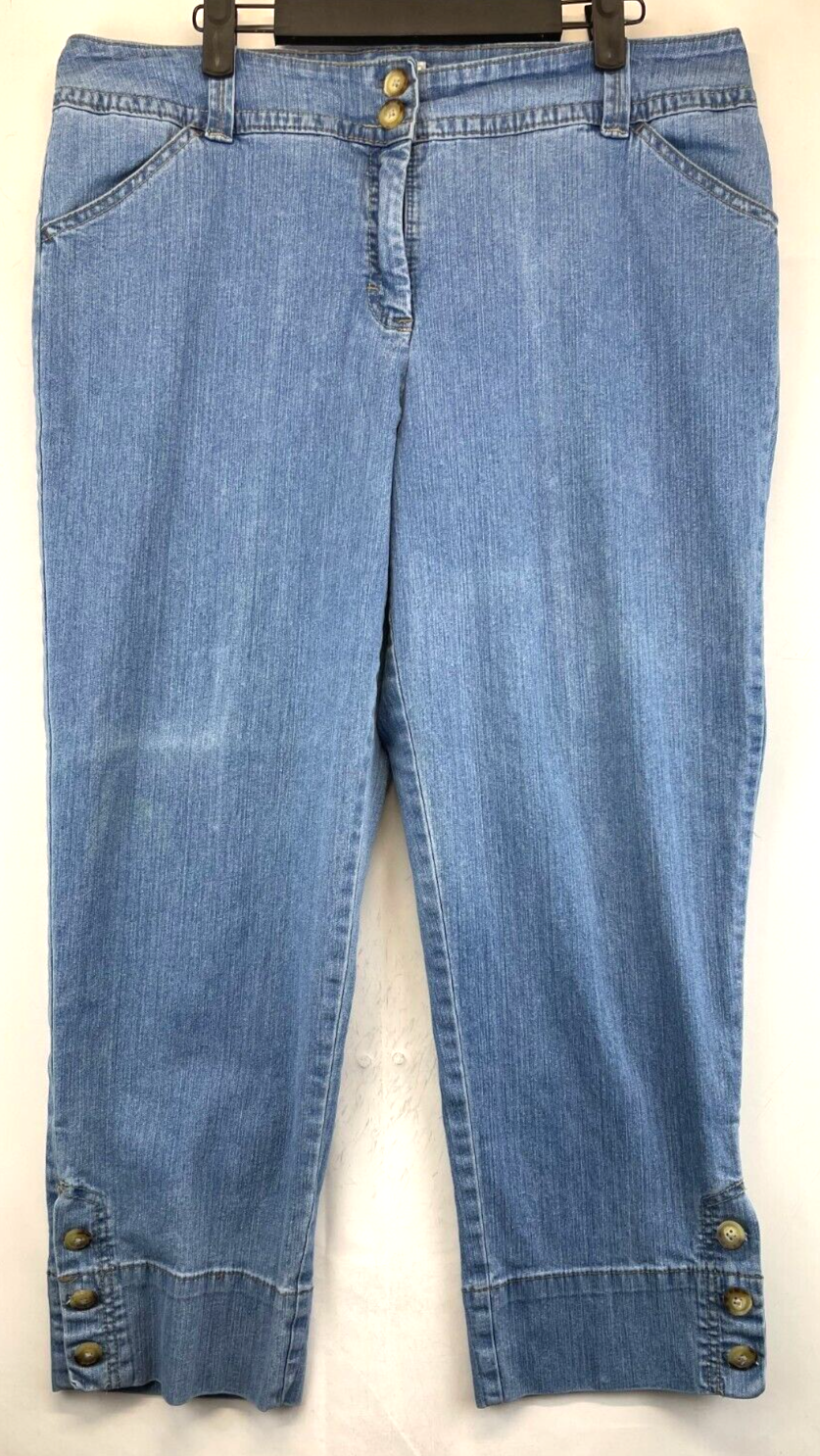 Charter Club Capri Pants - Denim - Womens Size 14 - Stretch (2067)