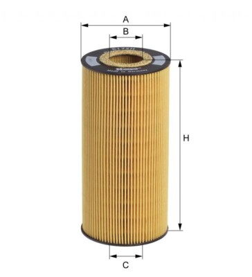 Ölfilter-Einsatz Hengst E172H D35 Mann HU951x HIFI SO7035 Mahle OX123/1D