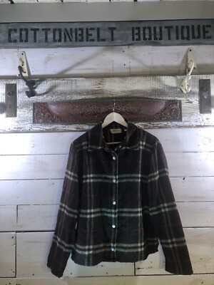 Chemise Flanelle à Carreaux Marron épouvantails - Taille L Femme - Occasion Parfait état - Lemon Grass