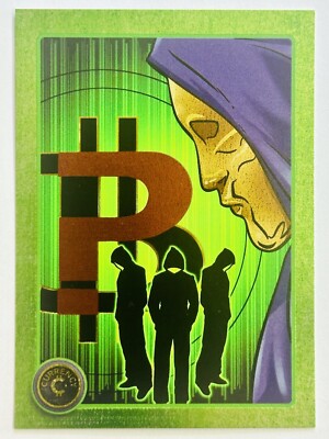 SATOSHI NAKAMOTO  #5  2023 Cardsmiths Currency Series 2 S2 ICED FOIL Holo     