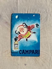 Metal sign, Campari Santa Claus, 20x30 cm