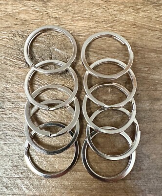 (KLASSE_B) 20 x 30 mm Flach Spaltringe Biegeringe Schlüsselring Verbindungsring NEU, Fehler