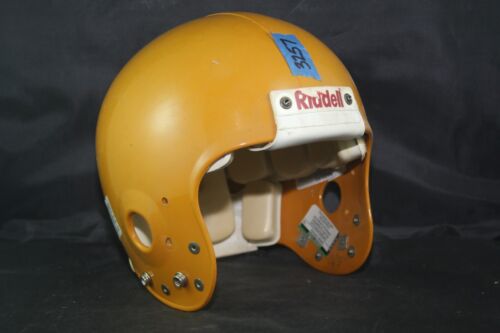 Vtg 1997 Riddell Game VSR4 Medium Good Used Worn Sunflower Football Helmet ASU R