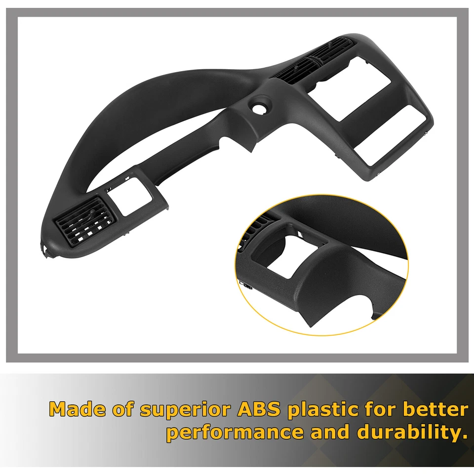 Bisel de ajuste del velocímetro del panel de instrumentos para Chevy Cavalier 2000-2005 reemplazar 22698064 Foto 4 de 4