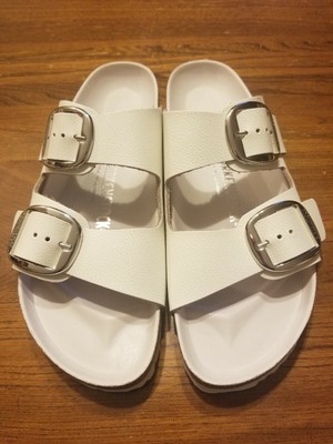 Birkenstock Arizona Big Buckle- White | Cleary's Shoes & Boots