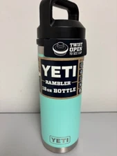 NEW YETI® 18oz Bottle Original Classic Seafoam - Brand New Chug Bottle