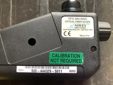 NOYES FIBER SYSTEMS OFS-300-200C OPTICAL FIBER INSPECTION SCOPE W/ CARRYNG CASE