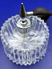 Vintage Lead Crystal Atomizer Perfume Bottle