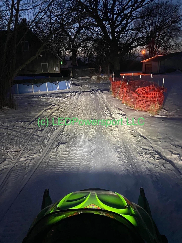 LED Headlight Upgrade Kit Arctic Cat Snowmobiles 2010 Sno Pro 500 Hi And Low - Image 3 of 4