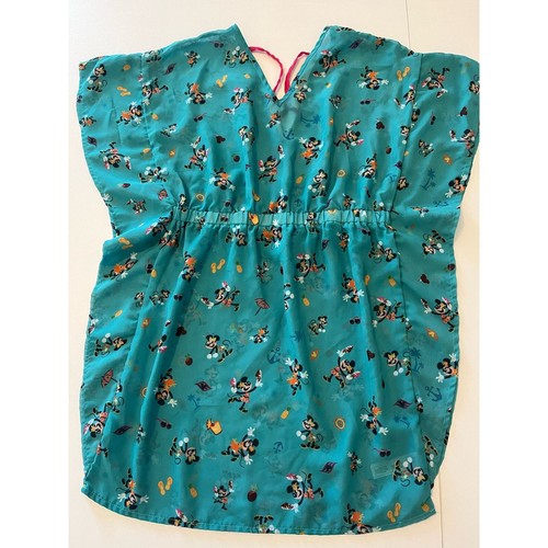 Disney Cruise Line Castaway Cay Minnie Girls Swimsuit Beach Cover Up L XL 12/14 - Picture 2 of 8