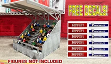 TJR 1/32 Scale Grandstand 2 Building kit w/ full details SCX Carrera Scalextric